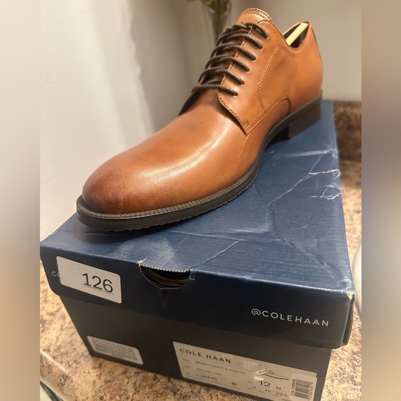 Brown Leather Men's Dress Shoes Cole Haan size 12 - Picture 5 of 6